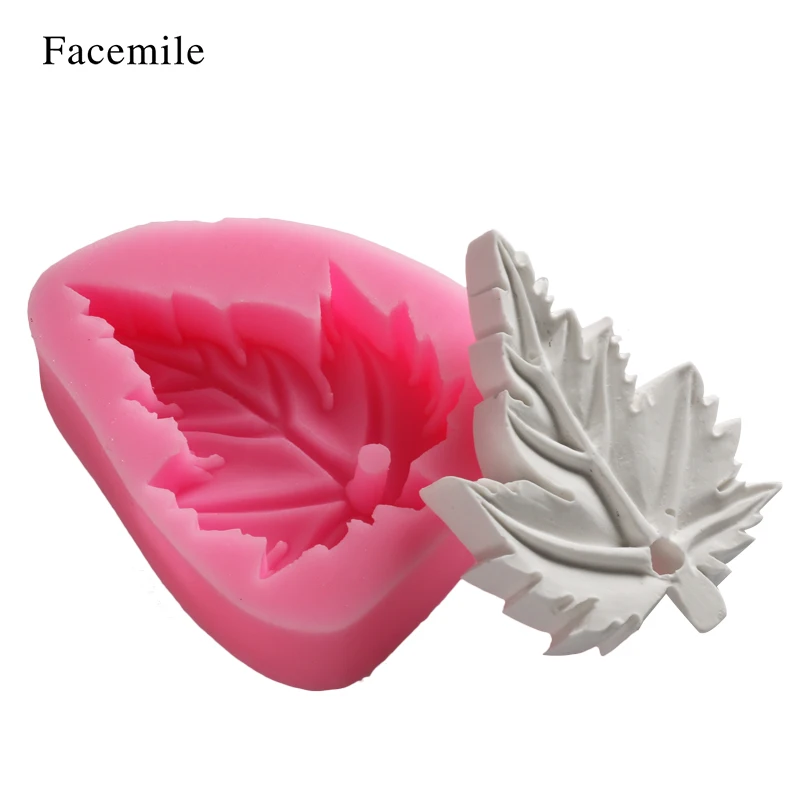 

Facemile 1 шт. 3D силиконовая резинка, форма из силикона и кленового листа, форма для помадки, украшения торта, мыла, форма для Хэллоуина