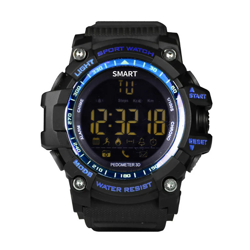 

Ex16 Long standby Outdoor Professional waterproof Sports Smart Watches Bluetooth Sync SMS Call Remind Health Tracker Alarm Watch