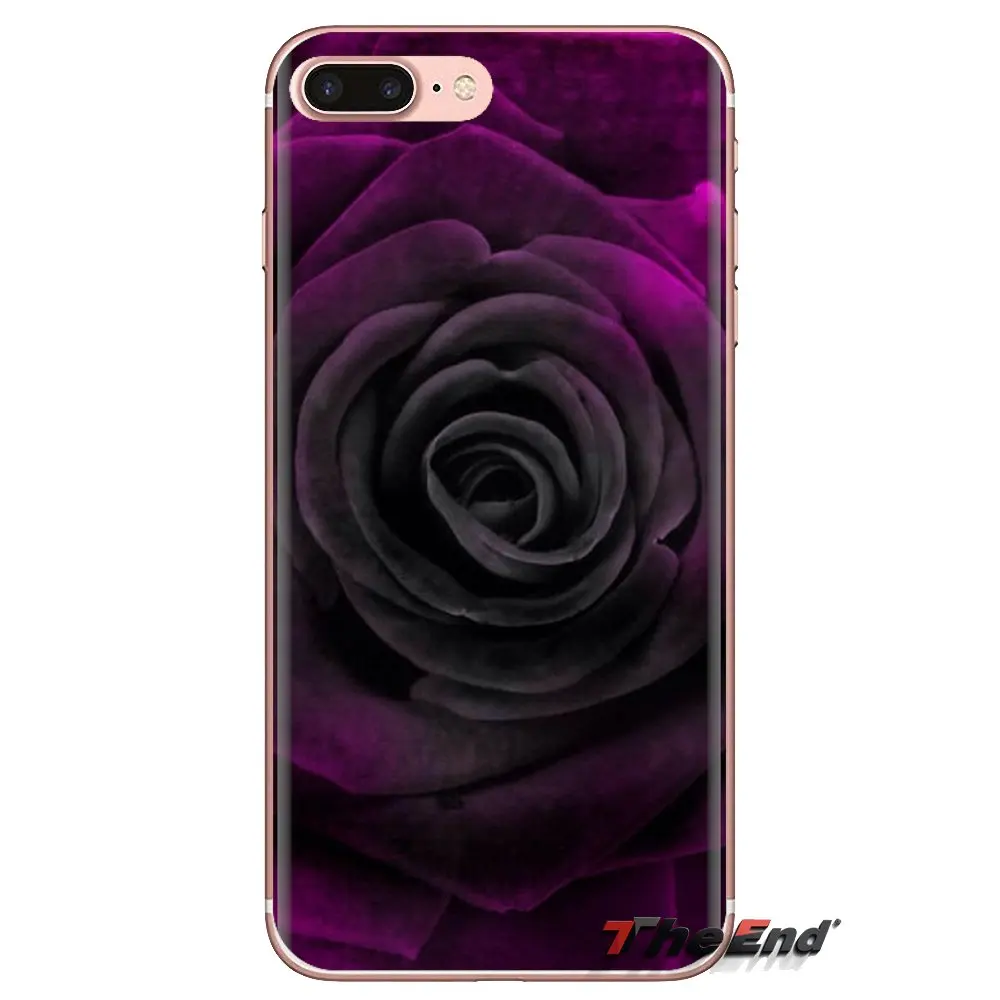 For Samsung Galaxy J1 J2 J3 J4 J5 J6 J7 J8 Plus 2018 Prime 2015 2016 2017 Life And Beauty purple rose Flower Paint Phone Housing |