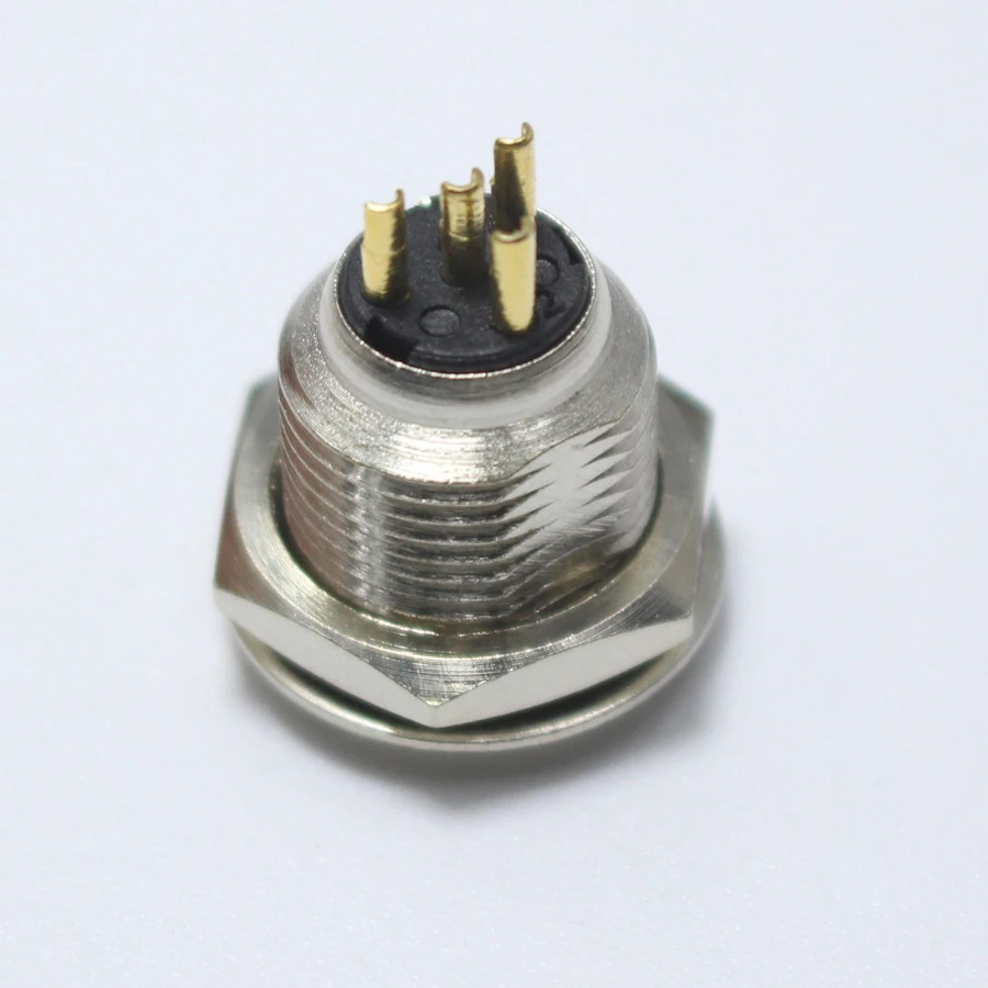 1 компл. Mini XLR 4 контактный штекер + гнездовой P Аудио Микрофон монтаж шасси