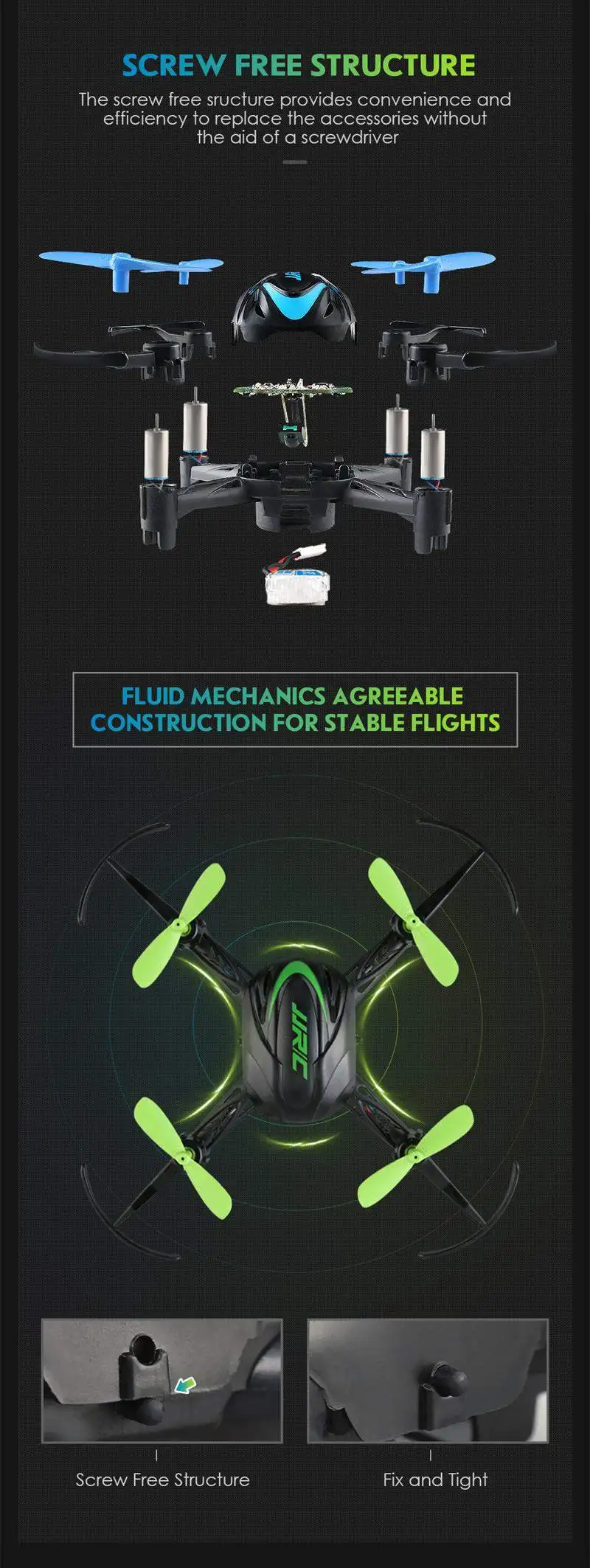 JJRC H48 мини Радиоуправляемый Дрон 2,4G 4CH 6 Axis 3D переворачивает Радиоуправляемый квадрокоптер RTF VS H36 Дрон для детей Рождественский подарок дропшиппинг