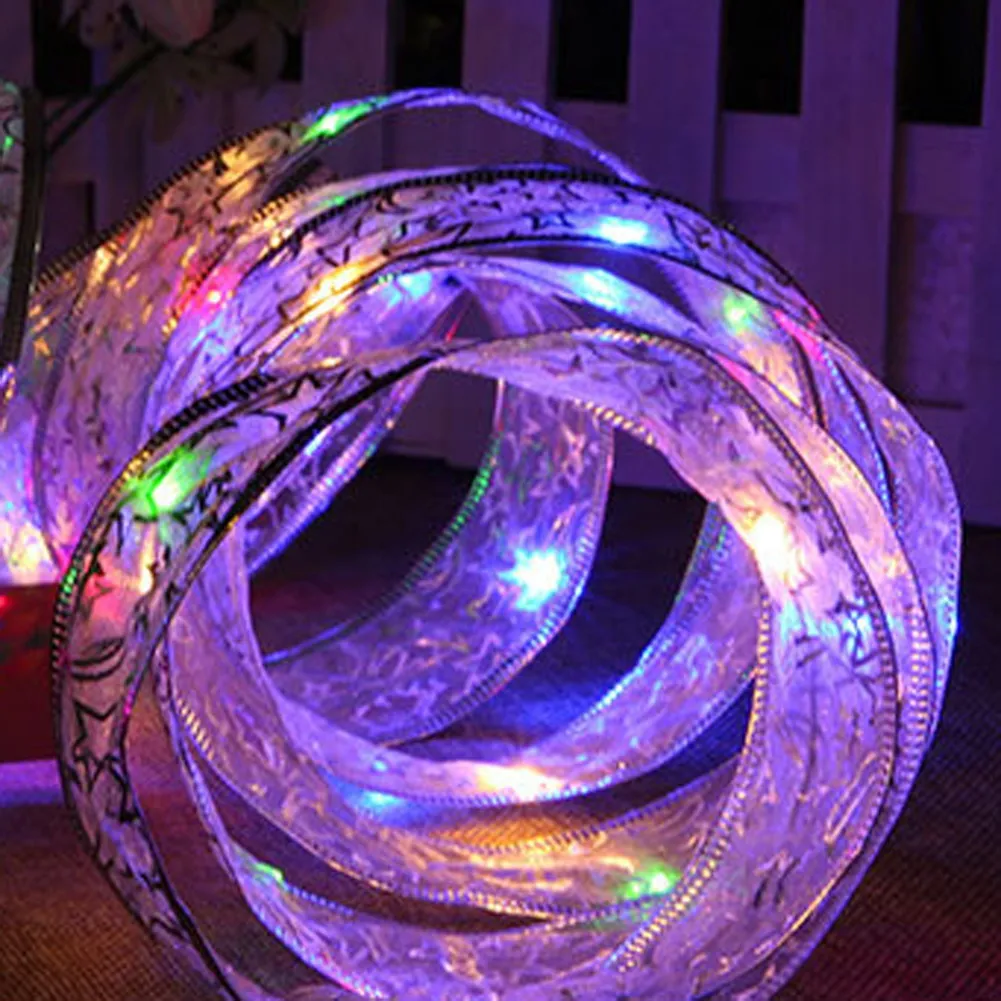 Светодиодный светильник на батарейках 4 м лента Бабочка узел s для внутреннего и