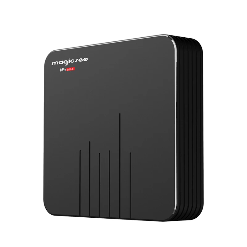 Magicsee N5 Max 4 ГБ/64 Гб ТВ приставка Android 9 0 2 г/5G двухдиапазонный Wi Fi Bluetooth Media Player 1000 м 8K