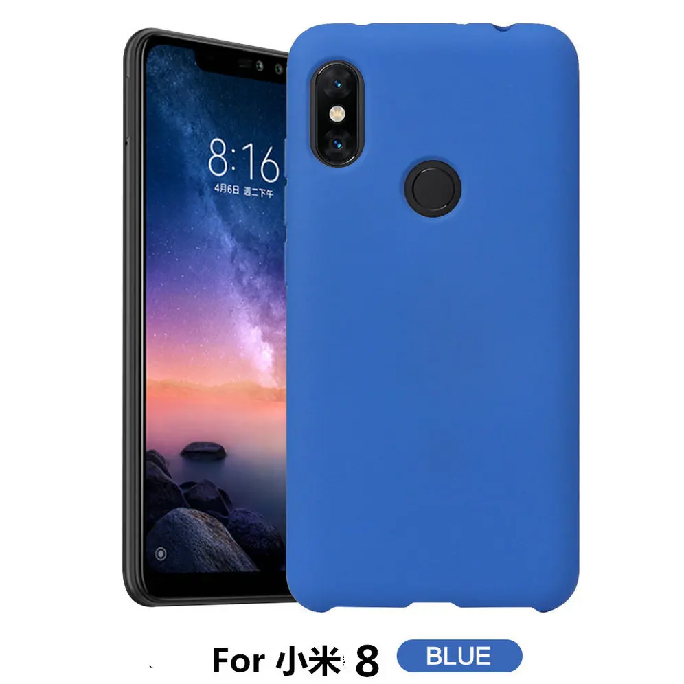 Для Xiaomi Mi 8 Чехол Премиум ТПУ твердый мягкий чехол силиконовый гибкий