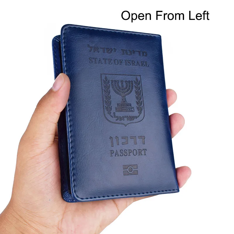 Israel, Обложка для паспорта, разноцветный, из искусственной кожи, для путешествий, иврит, паспорт, кредитный держатель для карт чехол, паспорт, кошелек для мужчин и женщин