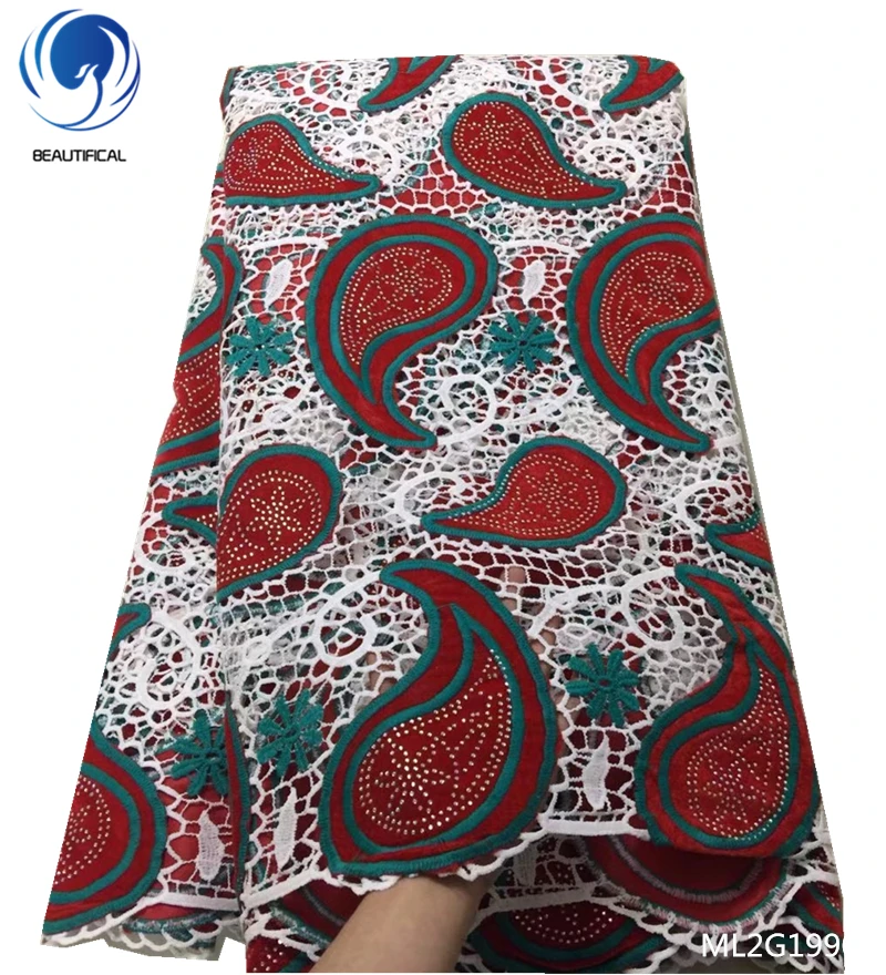 

BEAUTIFICAL velvet lace fabrics guipure laces fabric 2019 with lots rhinestones cord laces for nigerian party 5yards ML2G199