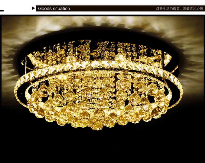 

Factory hot sale Fashion crystal ceiling light led foyer ceiling lamp modern bedroom restaurant lamps living room