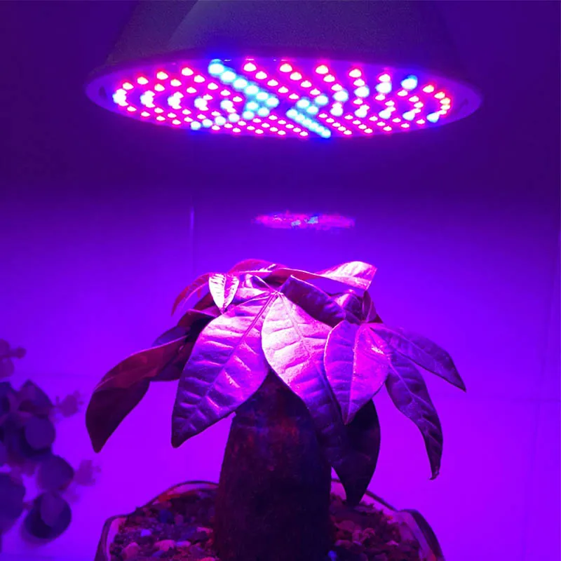 126 200 led светильник для выращивания растений E27 лампа комнатных цветок