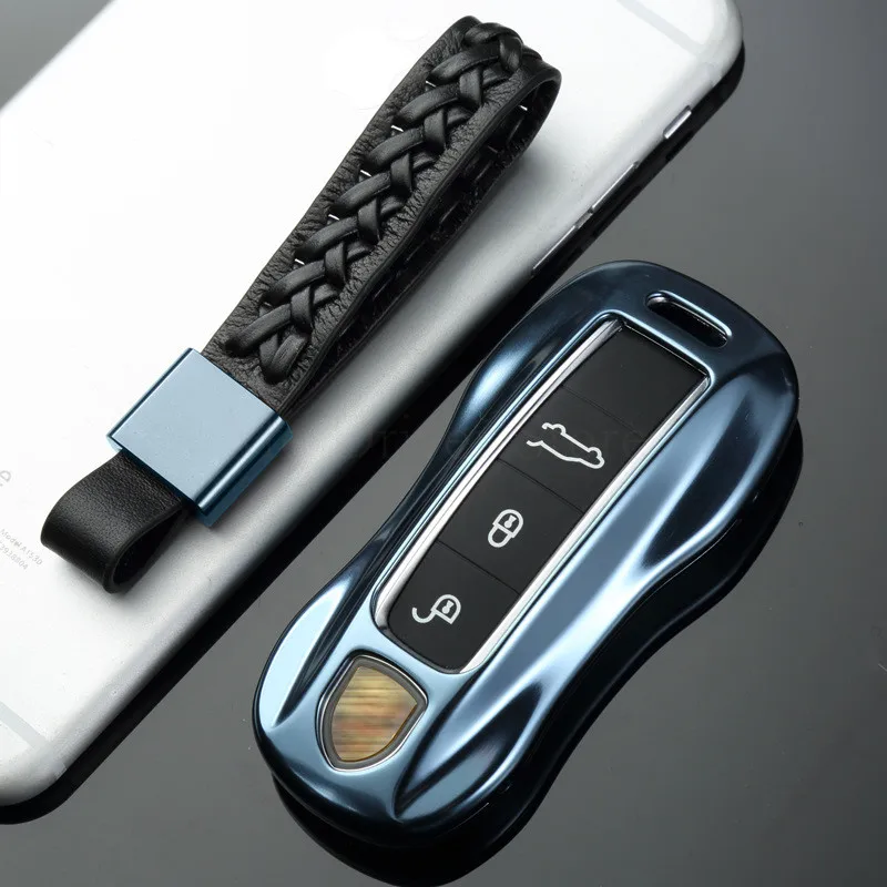 Чехол для ключей Porsche Remote Key Shell 2018 Cayenne Boxster Cayman Macan 911 2017 Panamera | Автомобили и