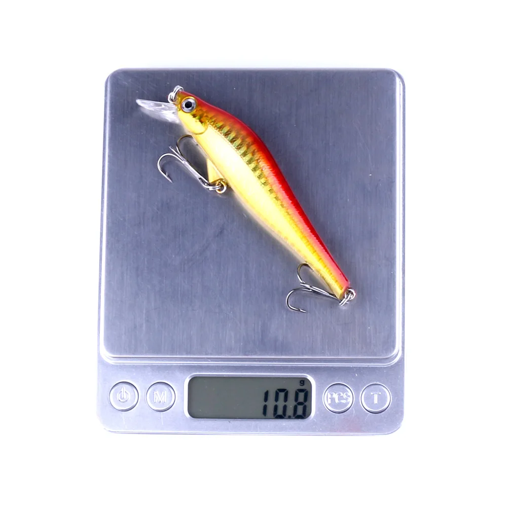 1 шт. воблеры Jerkbait 5 видов цветов 10 см 11 г жесткая Приманка Minnow Crank рыболовные