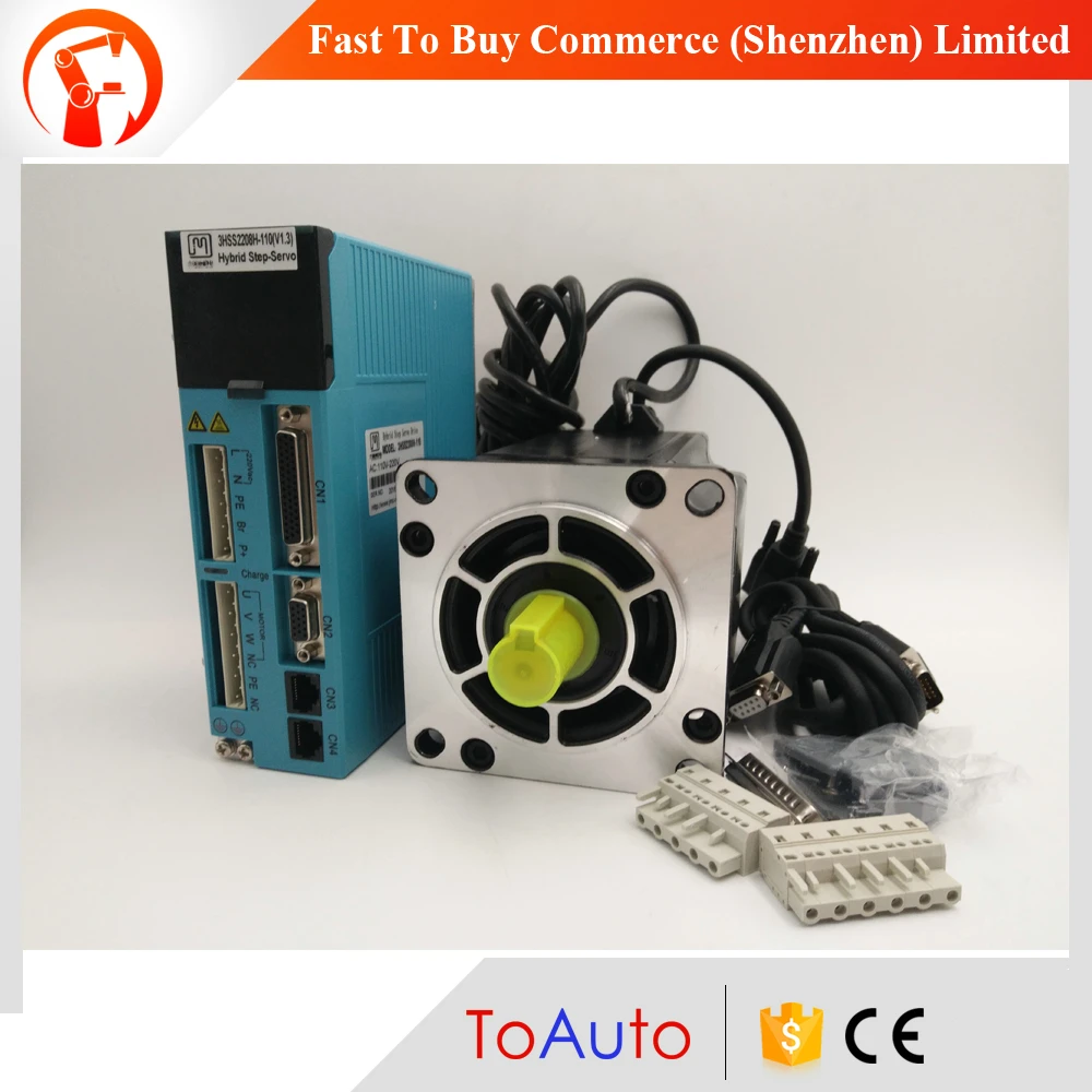 NEMA42 18NM 6.5A 3 фазный 110 мм энкодер с закрытым циклом шаговый мотор + комплект привода