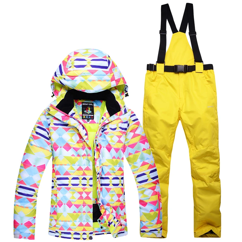 Новинка зимние лыжные костюмы куртки брюки женские комплекты для сноубординга