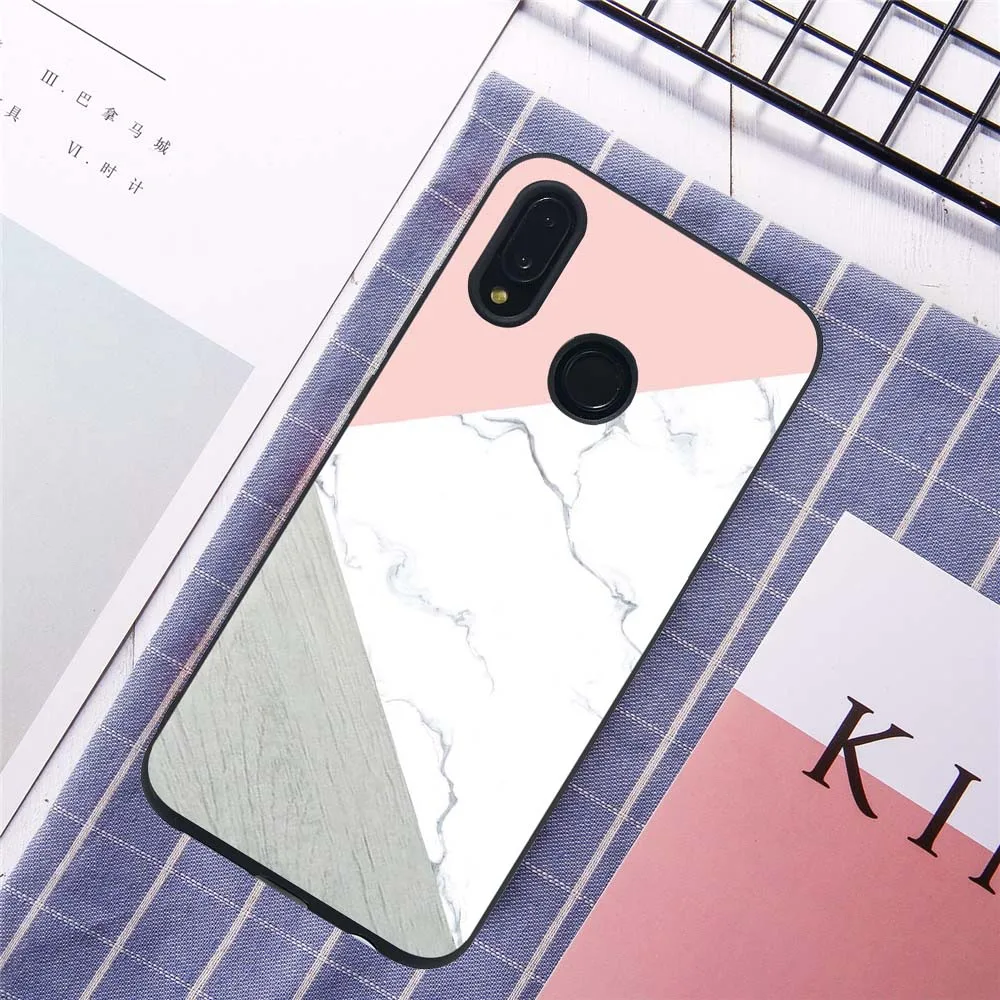 Противоударный чехол для телефона huawei y6 Pro y3 y5 Lite 2017 y7 prime y9 2018 роскошный мягкий