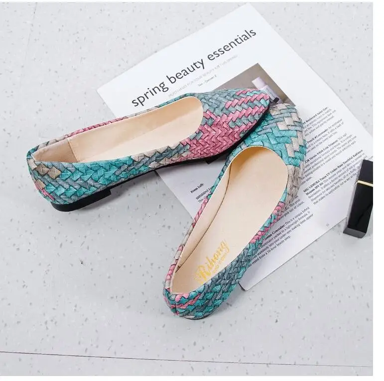 Женские лоферы на плоской подошве повседневные водонепроницаемые Мокасины