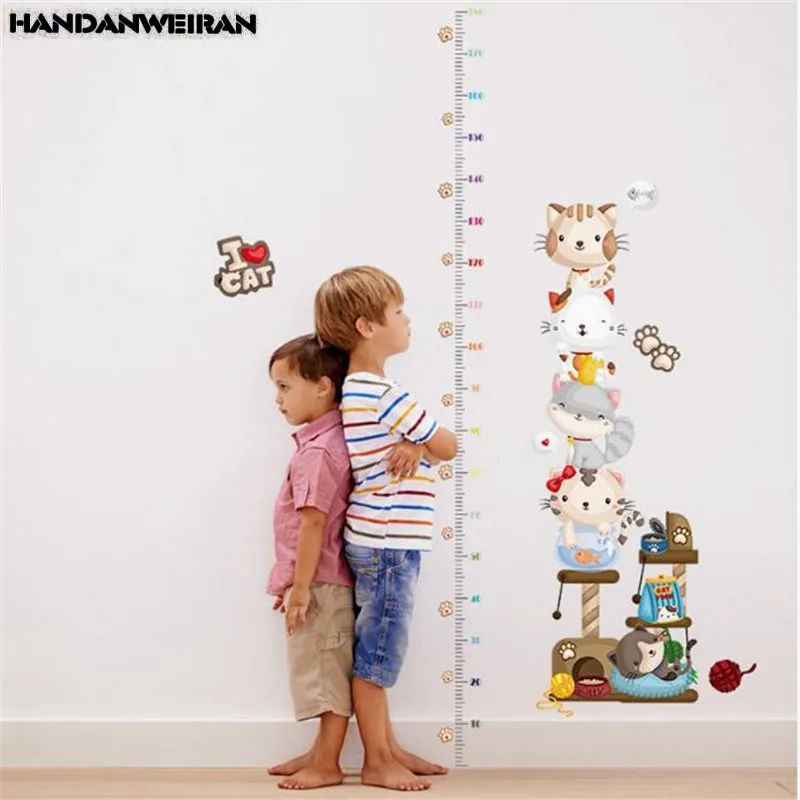 1 шт. Кот Ростомер стикер на стену для детей Детская комната Декор s милый 60*90 см