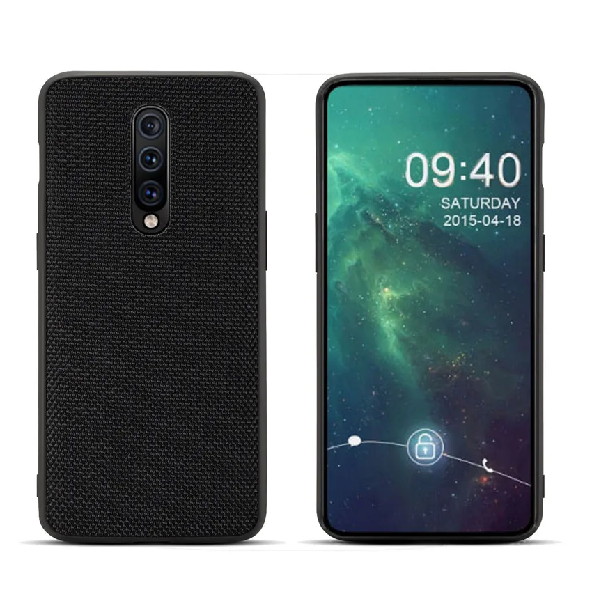 Новый чехол для телефона OnePlus 7 песчаник силиконовый нейлоновый бампер Oneplus One Plus