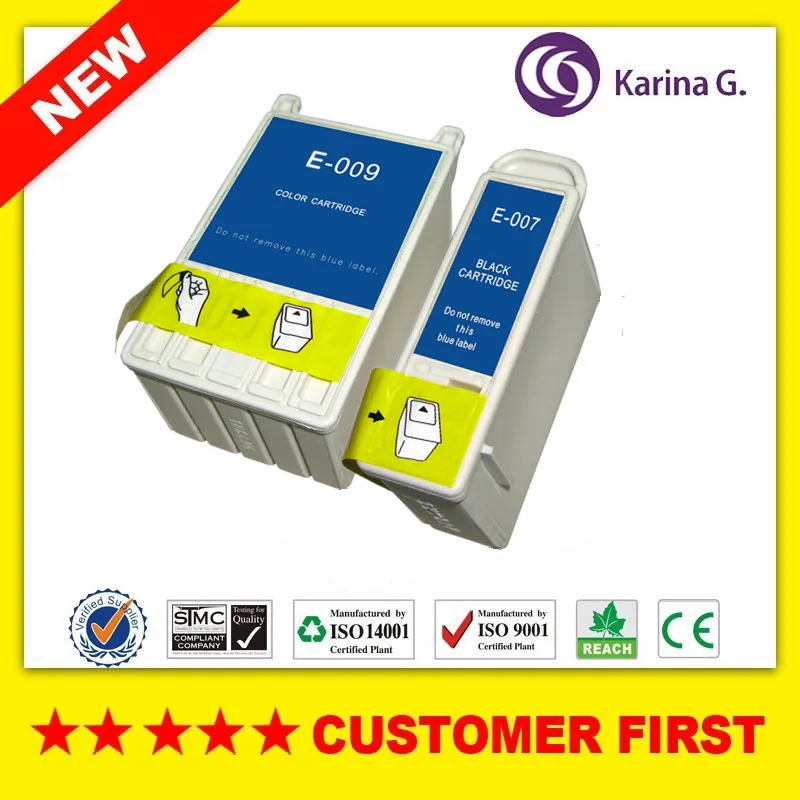 Совместимый чернильный картридж для T007 T009 подходит Epson Stylus Photo 900 1270 1280 1290 1290S и т. Д.