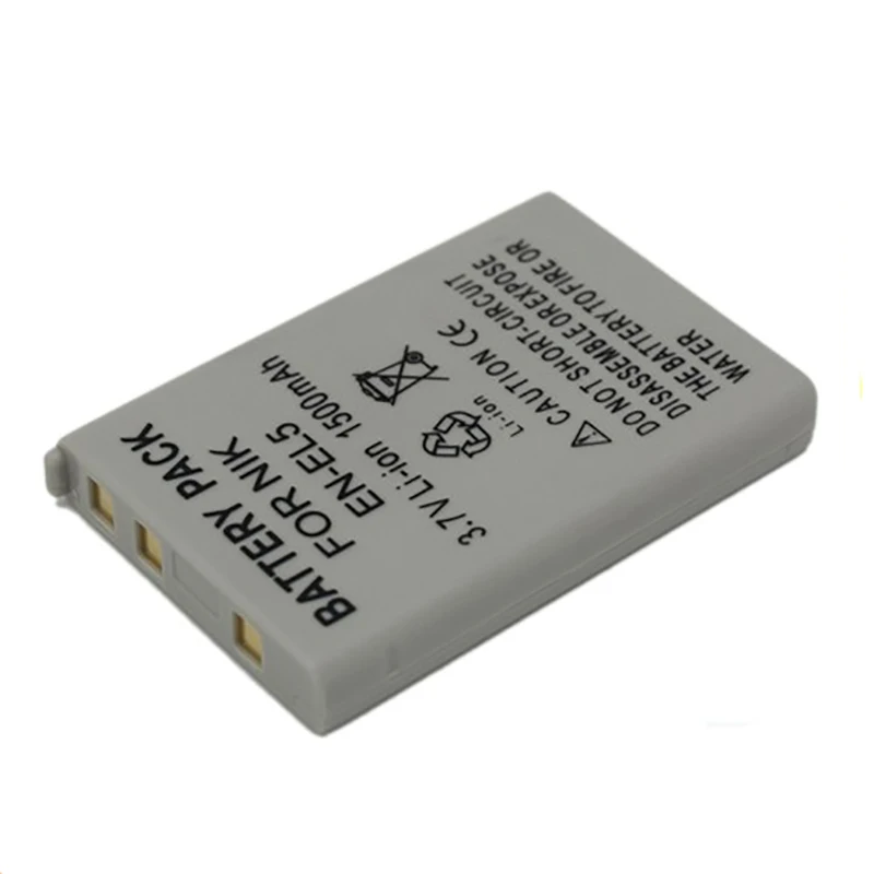 Высококачественный сменный аккумулятор 1500 мАч для Nikon EN EL5 3700 4200 5200 5900 P100 P3 P4 P5000 P5100