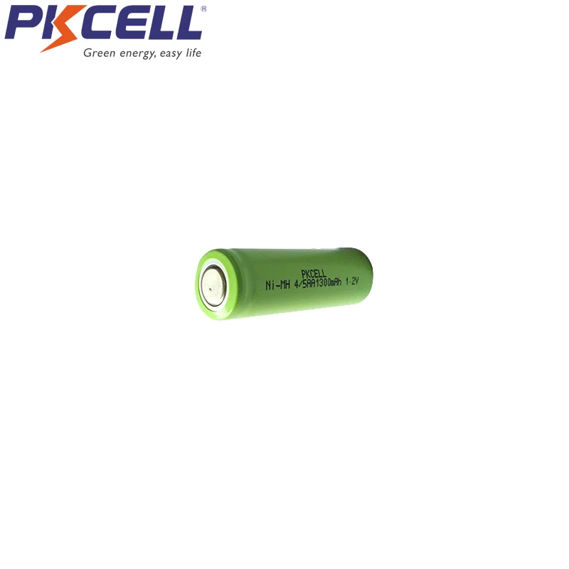 30 шт PKCELL 4/5AA 1300 mah 1,2 v NIMH аккумуляторная батарея 4/5 aa 14430 батареи в плоской верхней не PCM в промышленной ПВХ упаковке