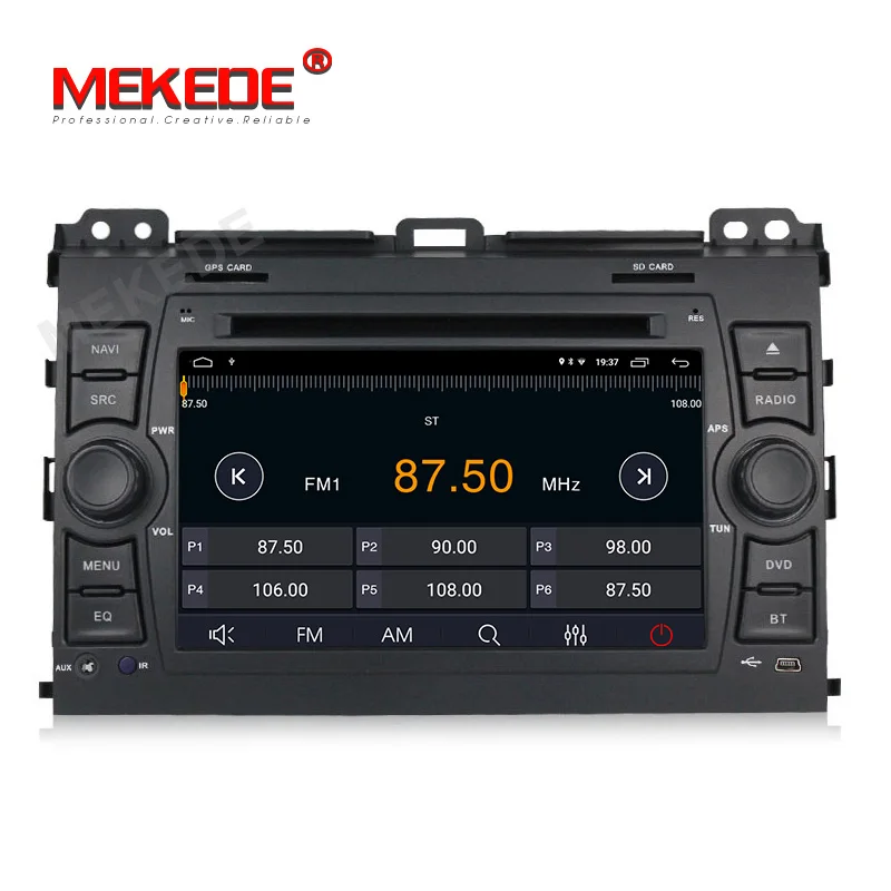 Новое поступление! Mekede android 9,1 Автомобильная Мультимедийная система для Toyota Prado 120 2004-2009 с 2 Гб+ 32 ГБ gps навигация радио плеер