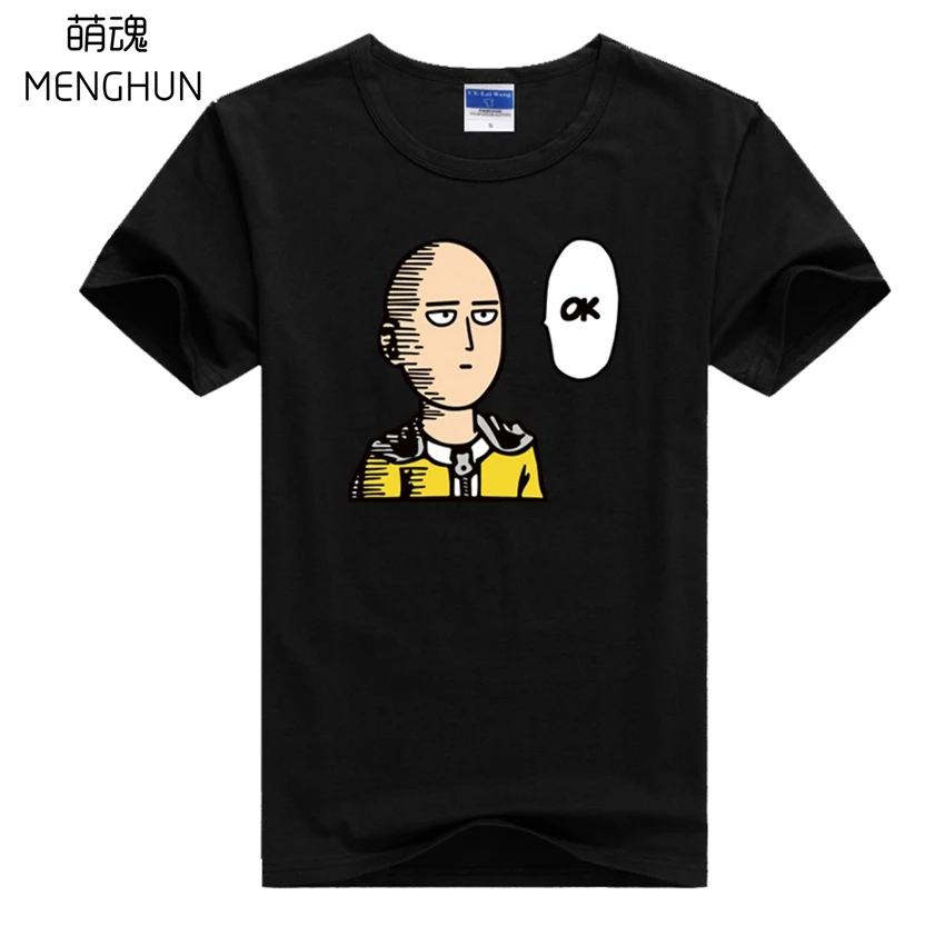 

Футболки с рисунком аниме concept One punch man, футболка с мультяшным принтом Сайтама сенсея, костюм фаната аниме ac754