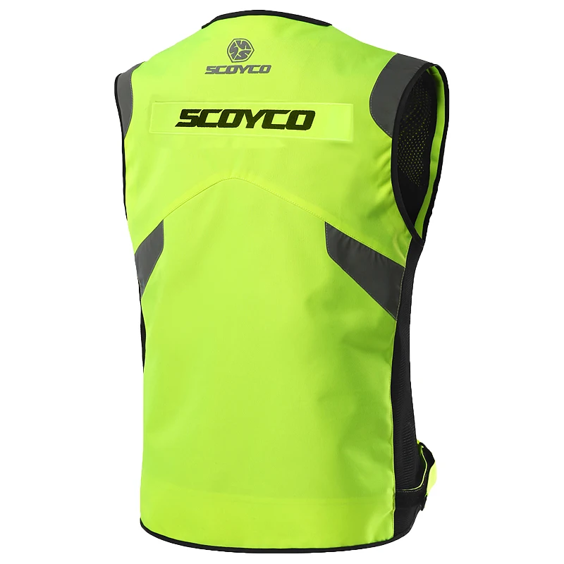 Жилет для езды на мотоцикле SCOYCO 21 светоотражающая куртка MBX/MTB/ATV флуоресцентный