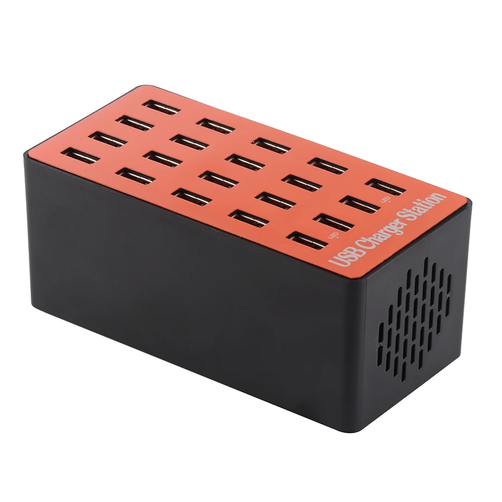 Powstro 20 портов USB зарядное устройство Quicky Charge 3,0 USB Центральная станция Универсальный адаптер питания для IPhone7 8 Plus X samsung huawei