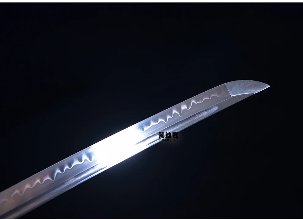 Японский дракон самурай катана меч с ножнами Sharp лезвие высокого качества обкладка глиной 1095 Катана из стали реального Хамон японский Samu