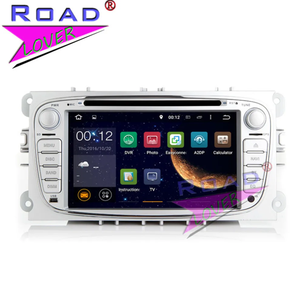 TOPNAVI Новый 4G + 32GB Android 8 0 Восьмиядерный Автомобильный DVD плеер для Ford Focus Mondeo Стерео