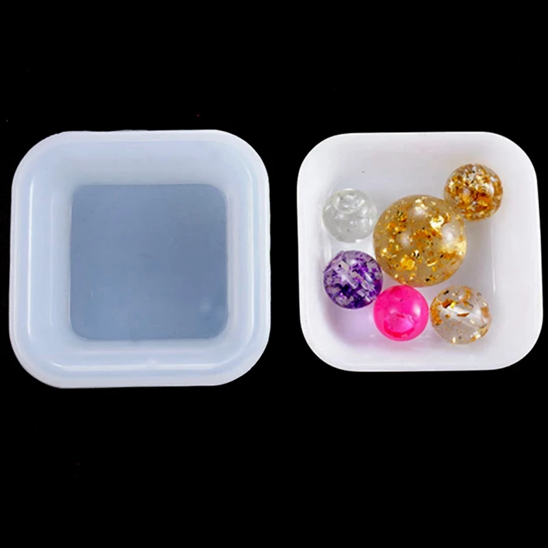 2 шт. Квадратная тарелка в форме сердца силиконовая форма для ювелирных изделий