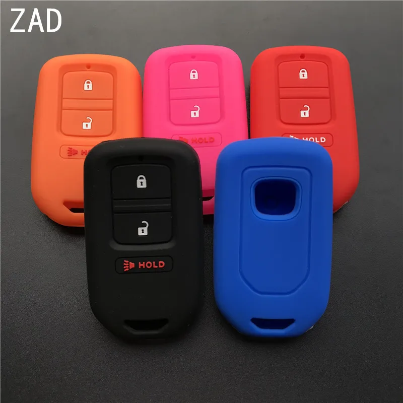 ZAD silicone rubber car key case cover for honda fit jade CRV VEZEL XRV CRIDE 3 buttons | Автомобили и мотоциклы