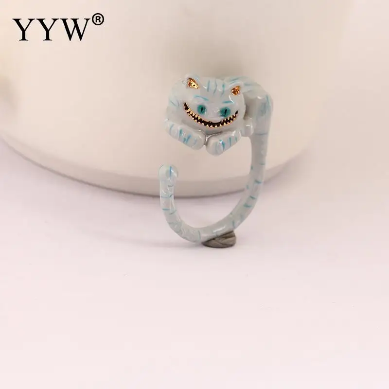 Любовь уникальные латунные медные бронзовые манжеты палец кольцо Серый Цвет