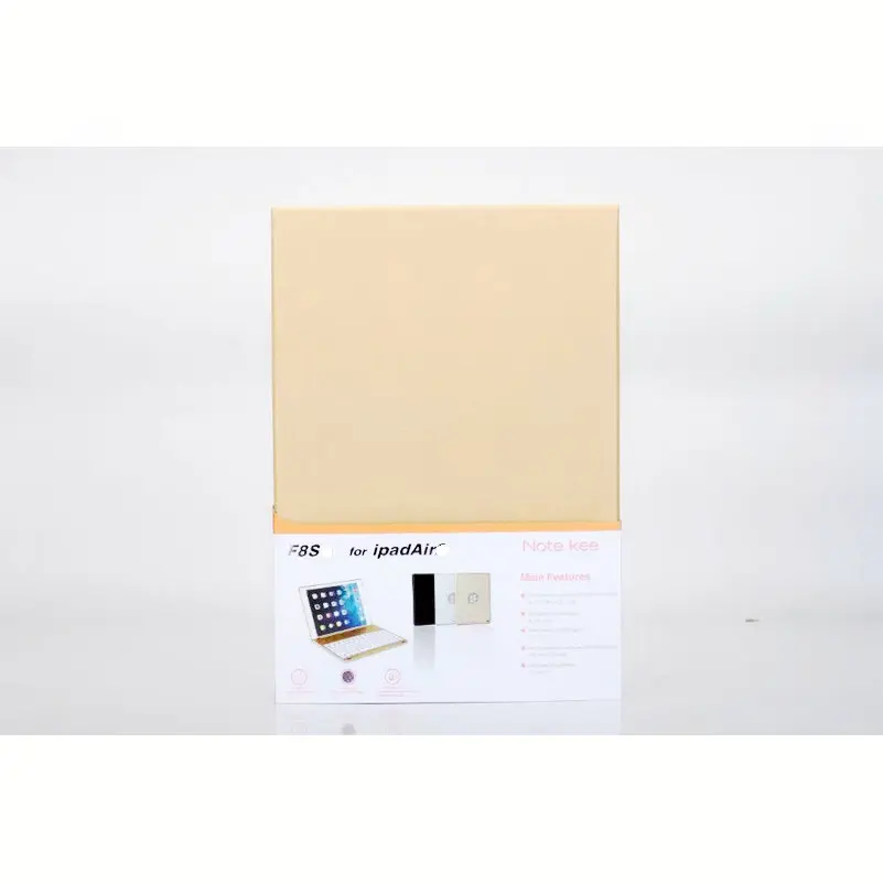 Роскошный Ультратонкий светящийся Bluetooth клавиатура Metel с чехлом для планшета