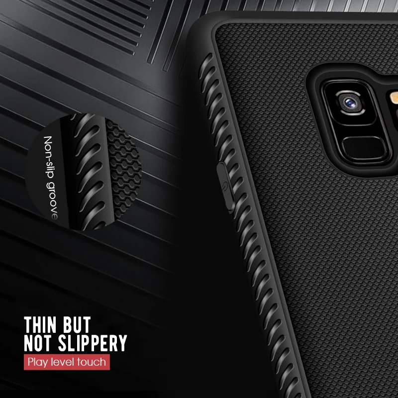GKK Carbon Fiber Case for Samsung S8 S9 Plus Original Business Soft TPU Luxury Cover S10 S10+ S10E Coque Fundas |