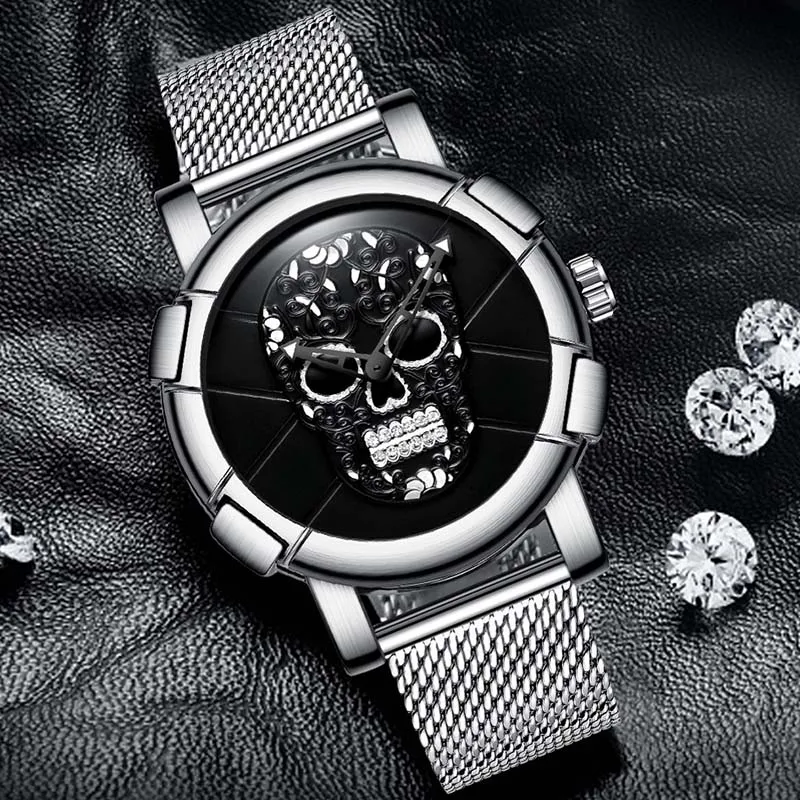 Часы GIMTO Мужские кварцевые уникальные водонепроницаемые брендовые с пиратским