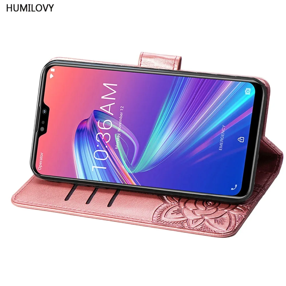 Чехол для Asus Zenfone Max Pro M2 ZB631KL роскошный кожаный чехол бумажник с откидной крышкой и