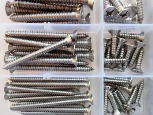 Саморезы M4 M5 M6 Phillips саморезы самонарезающие с плоской головкой 93 шт. |