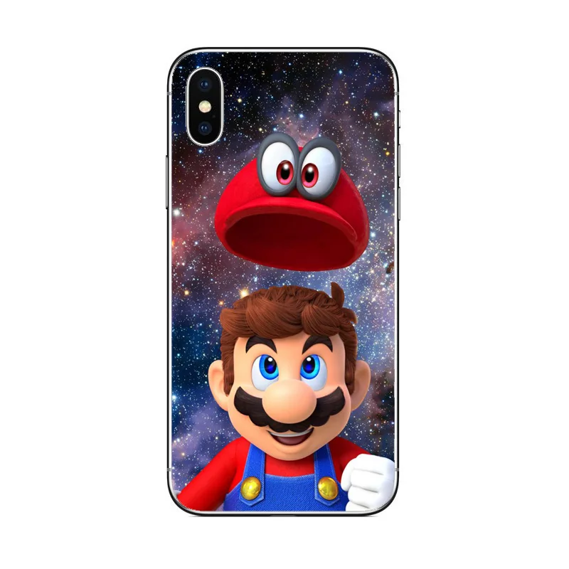 Cartoon Super Marios Soft Silicone Phone Cases Cover for iPhon X XS XR MAX 5 5S 5SE 6 6S 7 8Plus Coque Capae | Мобильные телефоны и