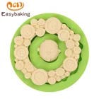 Силиконовые формы для изготовления холодного фарфора, инструменты для украшения тортов из мастики пуговиц, в форме головы ребенка, для шоколада, свадьбы, кекса