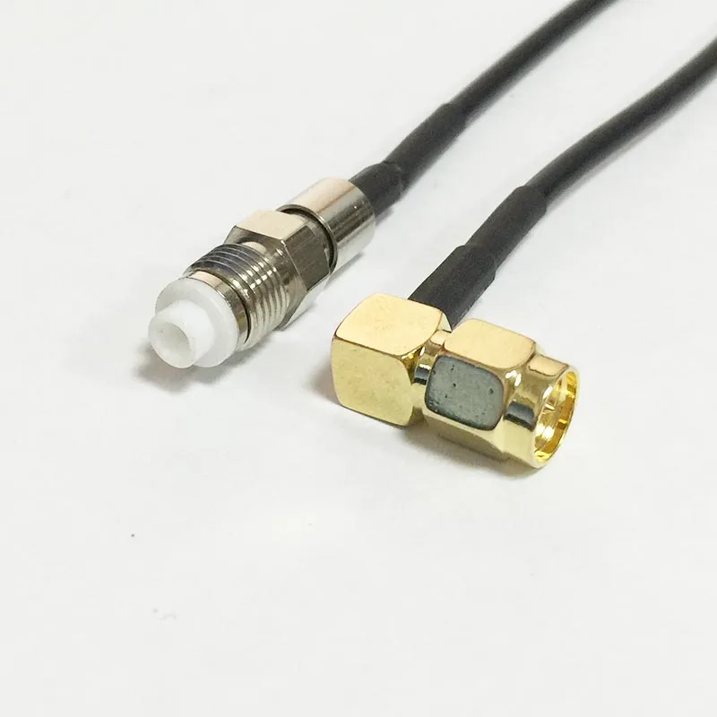 SMA Штекер прямоугольный разъем FME гнездовой RG174 оптом 20 см 8 &quotадаптер|fme connector|adapter