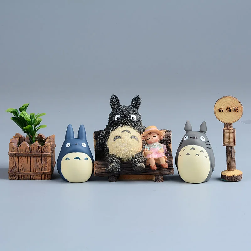 Миядзаки Хаяо ТОТОРО Фигурку Аниме Studio Ghibli Мой Сосед Смолы Набор Рисунках Детей
