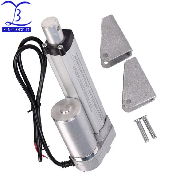 

200mm/8inch Stroke Heavy duty DC 12V DC 24V 1500N/330lbs Load Linear Actuator multi-function Electric Motor and brackets
