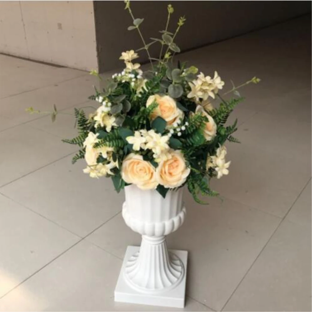 Искусственные цветы дорога свинец цветок 1/2 круглый шар с Herba lysimae Листья