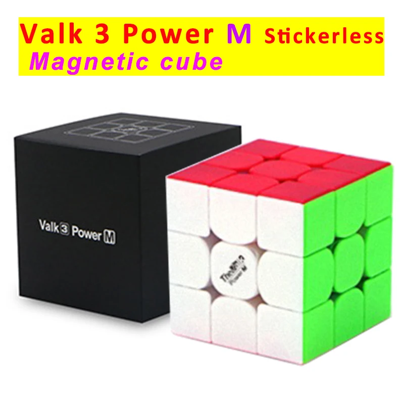 3 power stickerless Настоящий Oyuncak Valk 3 power M куб 3x3 мини размер скорость Qiyi соревнования Кубики Игрушки Wca головоломка магические магниты Cubo - Цвет: 3 power stickerless