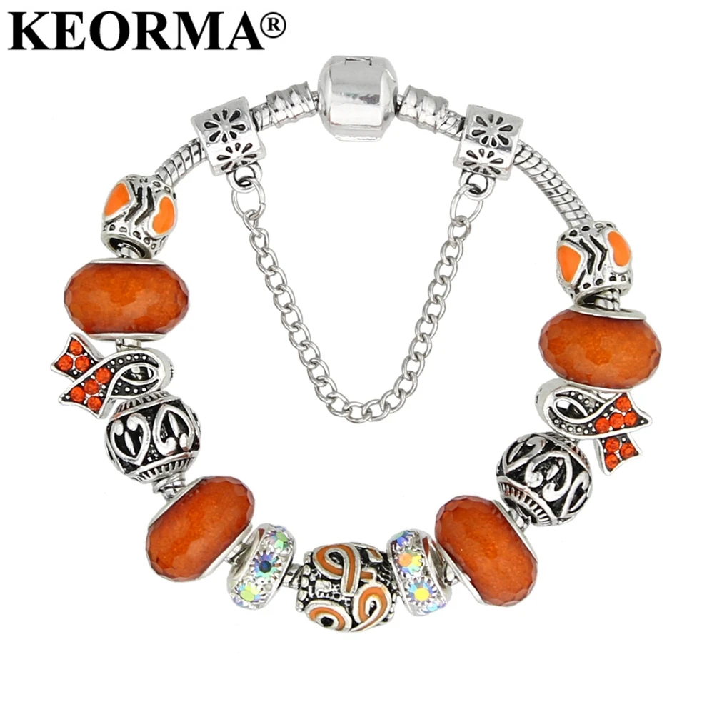 Keorma Европейский лента браслет для Для женщин роскошный кристалл Бусины и бисер