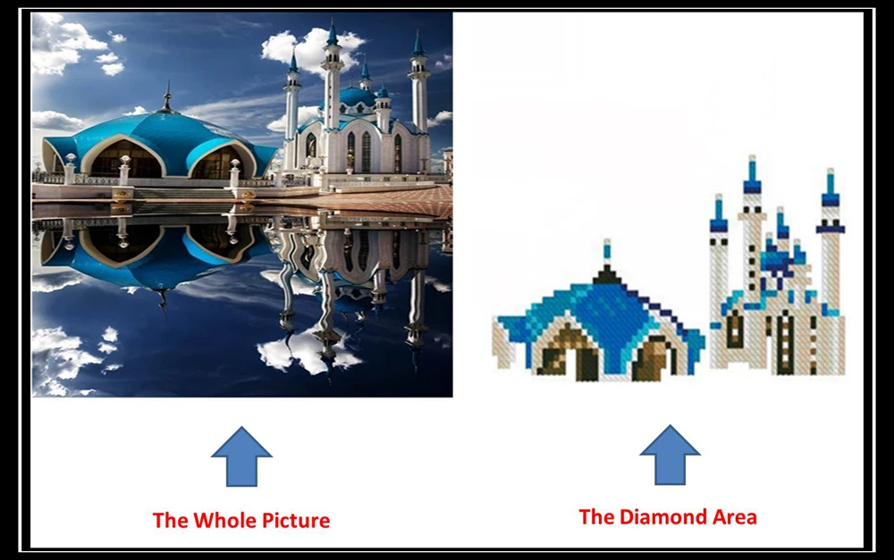 алмазная живопись вышивки крестиком вышивка пейзажи замок картины из страз