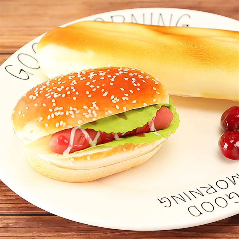 2 вида творческая искусственная имитация гамбургера искусственный гамбургер