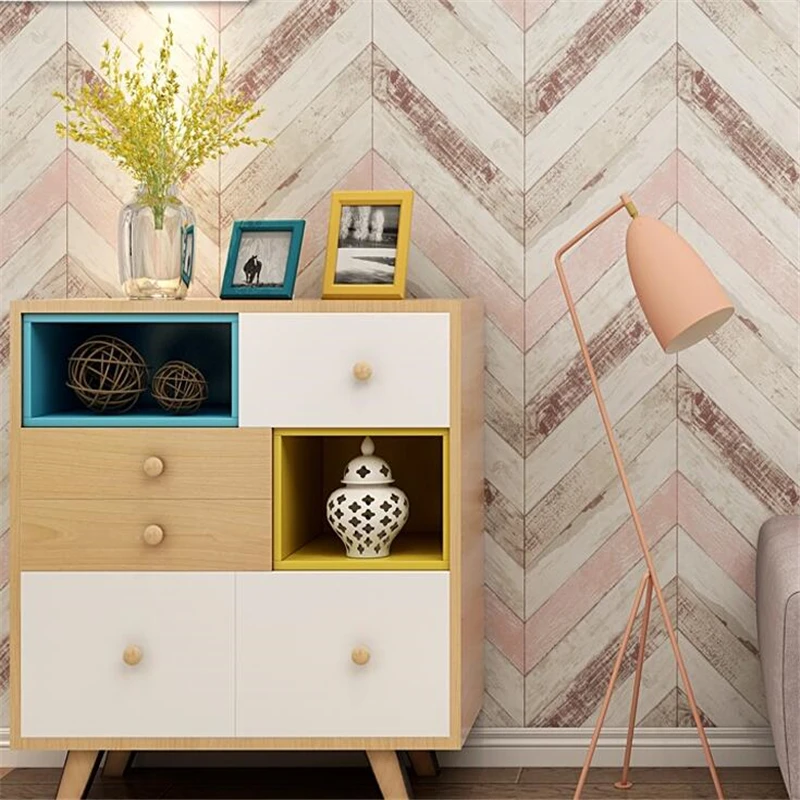 Ретро скандинавские деревянные обои wellyu ретро средиземноморские для телевизора