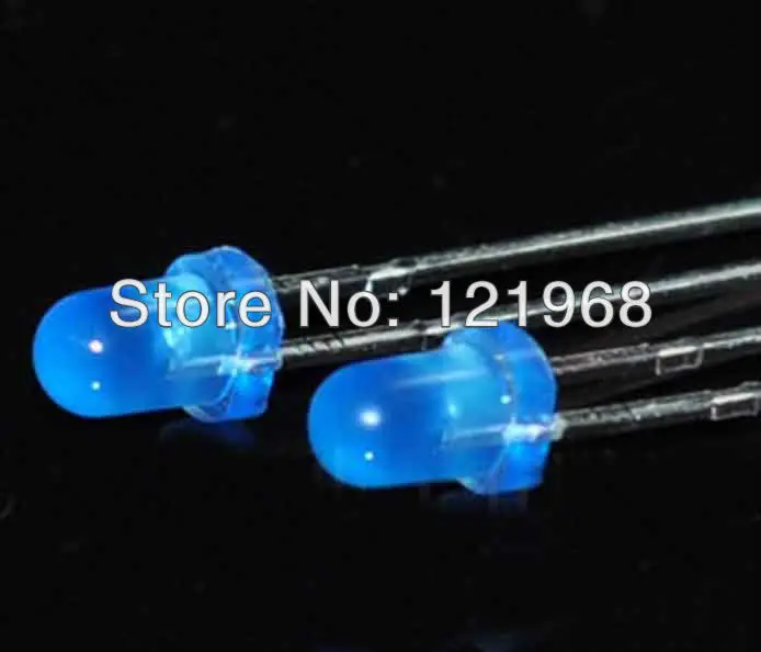 1000 шт. Бесплатная доставка Красный 3 мм светодиодный диодный рассеянный диод 1 7-2 2