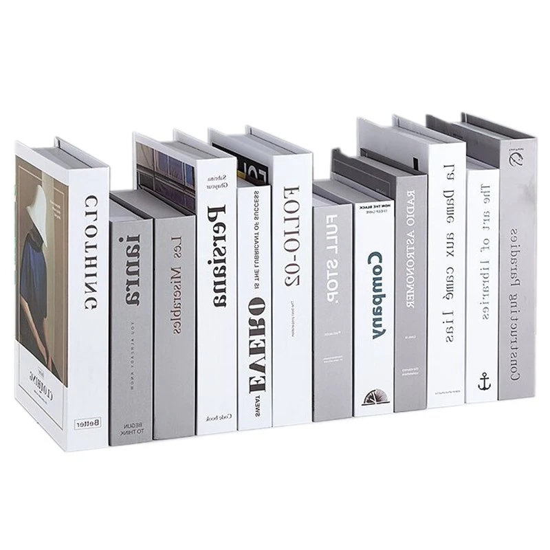 Nordic Modern False Book Prop Simulation Book Bedroom Wine Cabinet Bookshelf Ornaments Crafts Store Bookcase Decoration Display